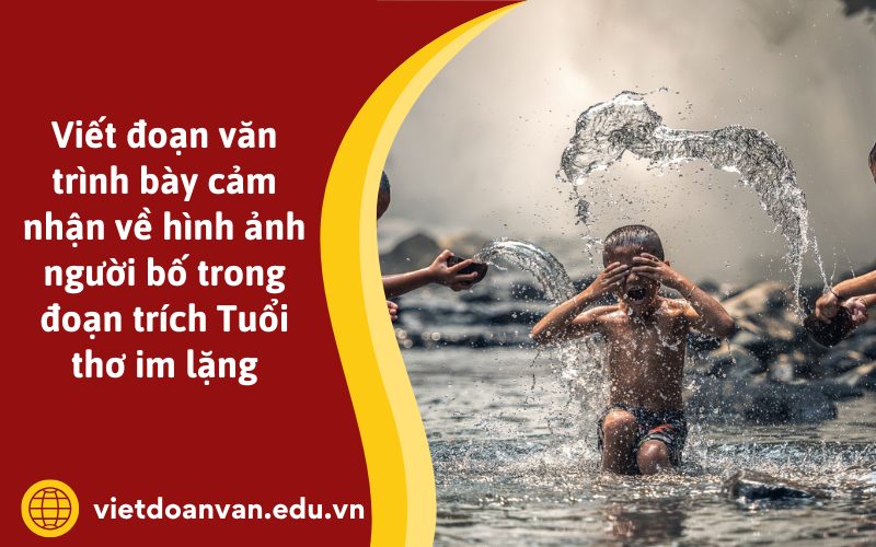 Đoạn văn trình bày cảm nhận về hình ảnh người bố trong đoạn trích Tuổi thơ im lặng