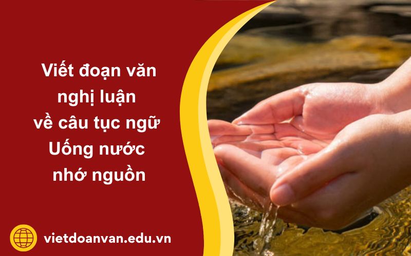 Đoạn văn nghị luận về câu tục ngữ Uống nước nhớ nguồn