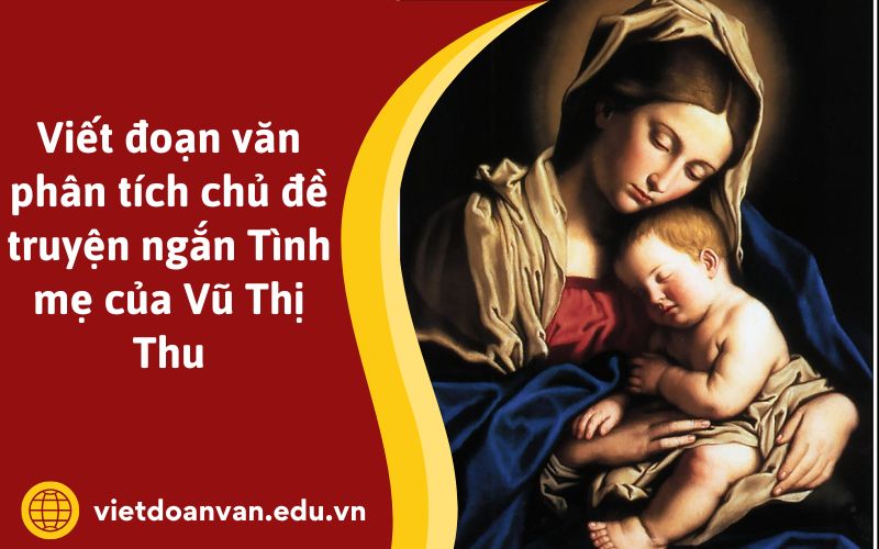 Viết đoạn văn phân tích chủ đề truyện ngắn Tình mẹ của Vũ Thị Thu