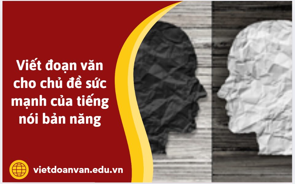 Viết đoạn văn cho chủ đề sức mạnh của tiếng nói bản năng