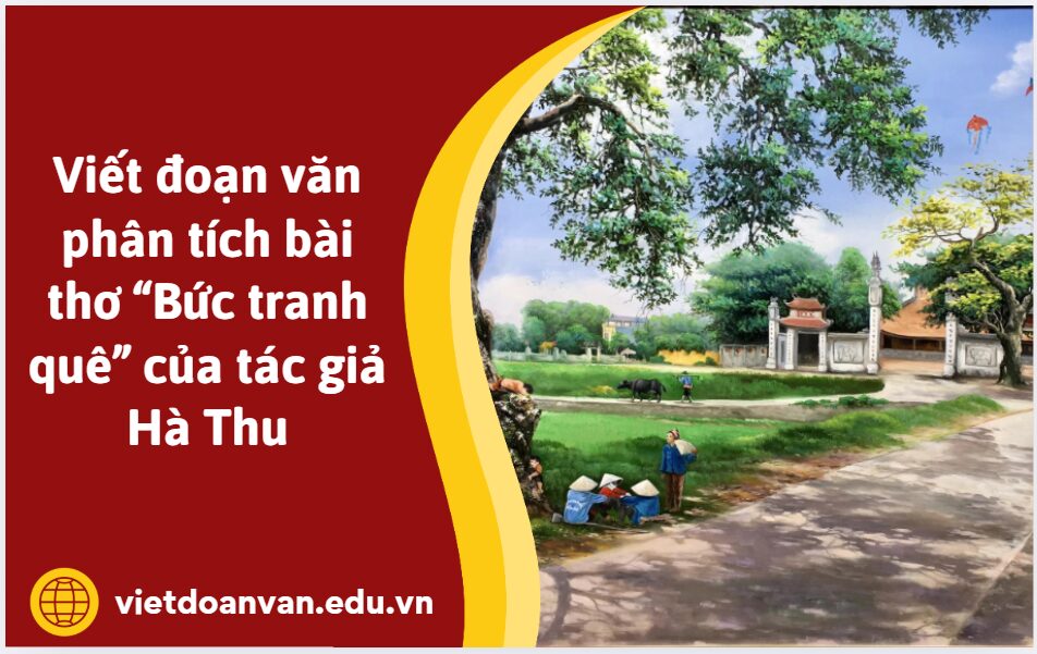 Viết đoạn văn về cảm nhận vẻ đẹp thiên nhiên từ bốn câu thơ trích trong bài “Sang thu” của Anh Thơ