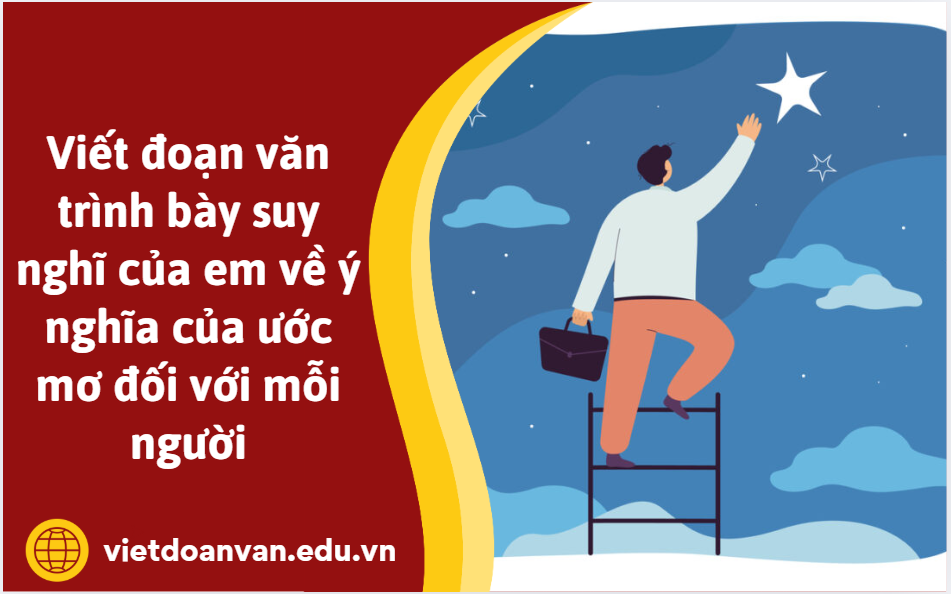 Viết đoạn văn trình bày suy nghĩ của em về ý nghĩa của ước mơ đối với mỗi người
