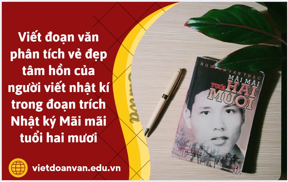 Viết đoạn văn 200 chữ phân tích vẻ đẹp tâm hồn của người viết nhật kí trong đoạn trích Nhật ký Mãi mãi tuổi hai mươi – Nguyễn Văn Thạc